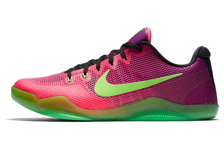 Кроссовки мужские Nike Kobe 11 What The Mambacurial pink-green, 42 EU