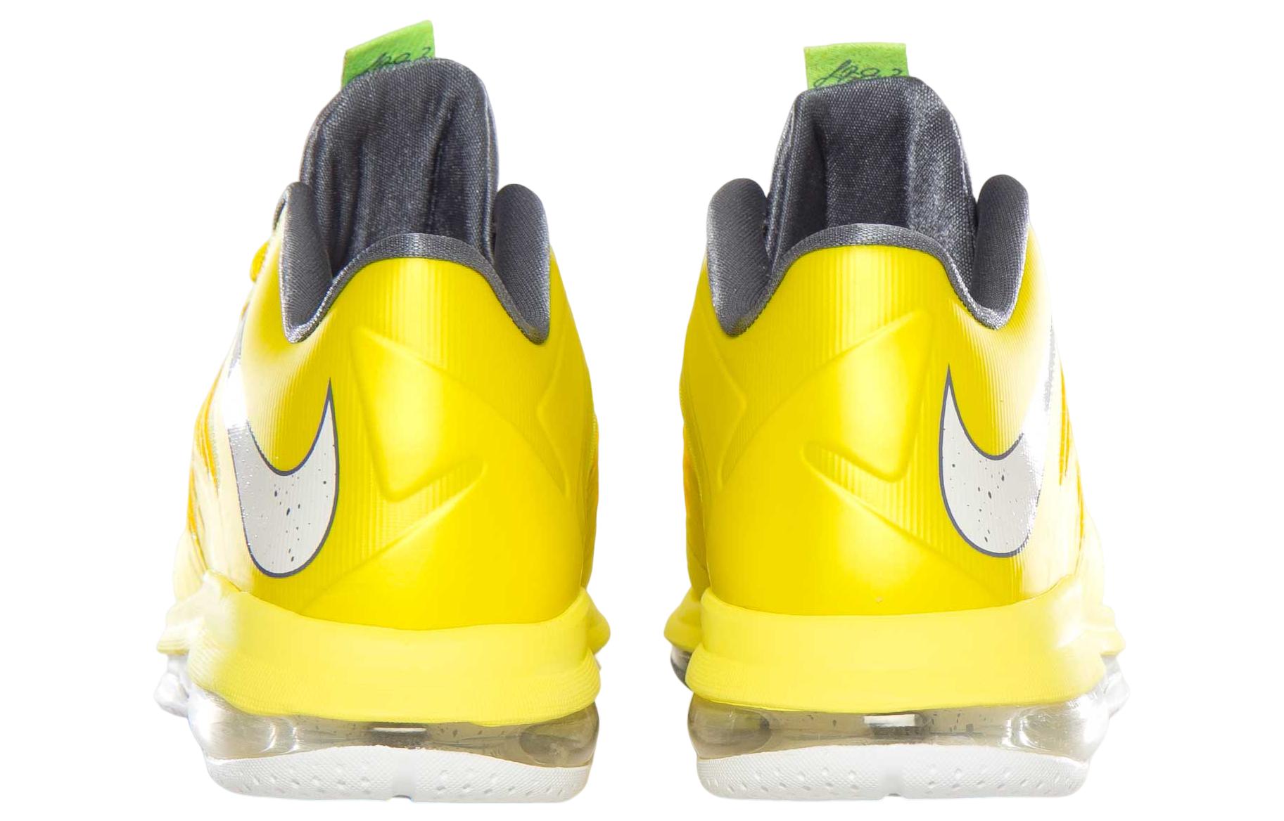 Кроссовки мужские Nike Air Max LeBron 10 Low Sonic Yellow, 44 EU