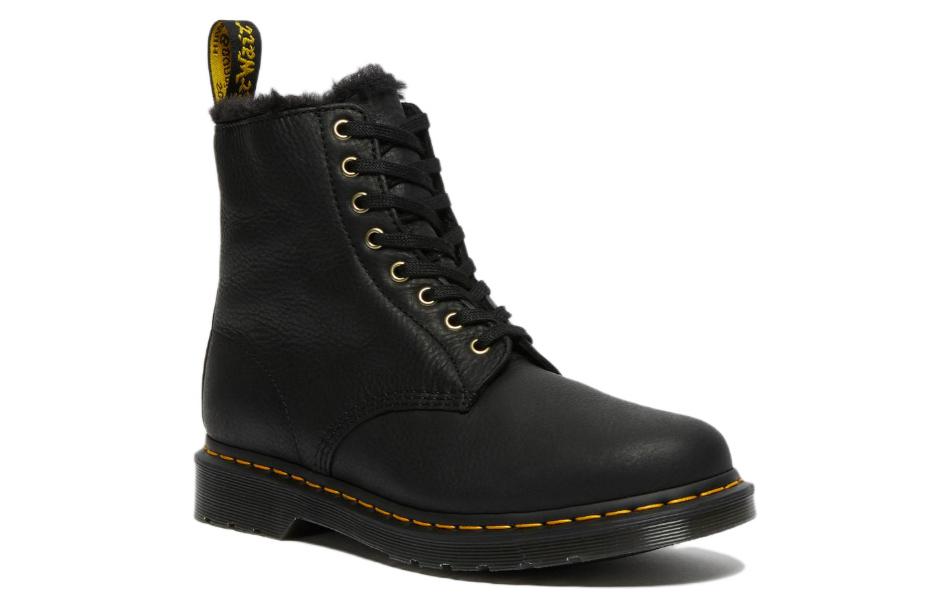 Высокие ботинки унисекс Dr. Martens 1460 Pascal Fur Lined черные, 36 EU