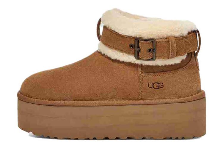 Снежные ботинки женские UGG Ultra Mini Belted Roller Boot, 36 EU