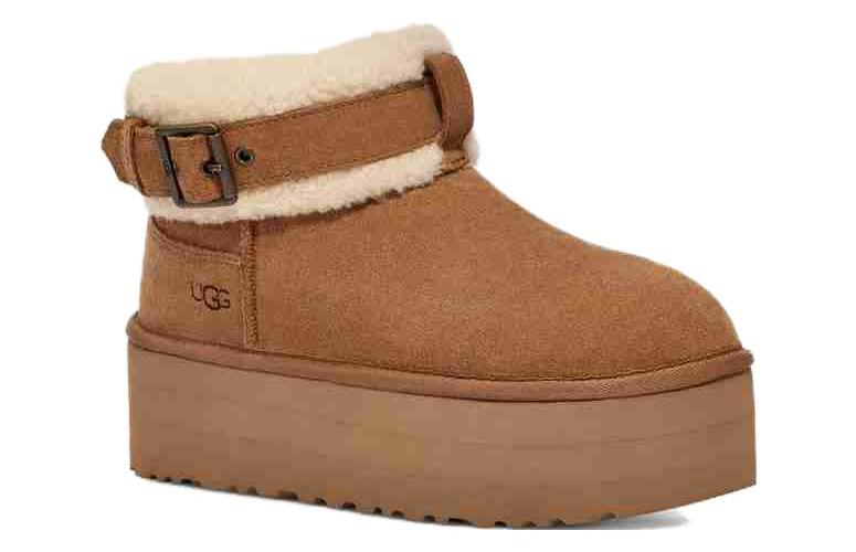 Снежные ботинки женские UGG Ultra Mini Belted Roller Boot, 36 EU