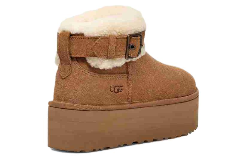 Снежные ботинки женские UGG Ultra Mini Belted Roller Boot, 36 EU