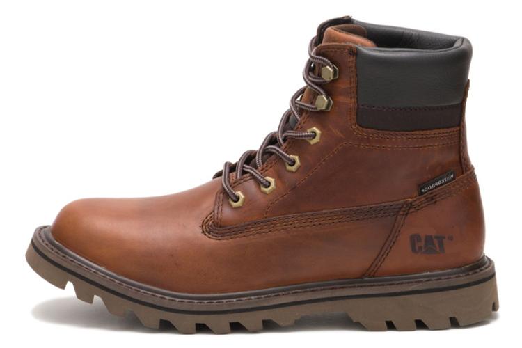 Туристические ботинки мужские CAT Deplete WP коричневые