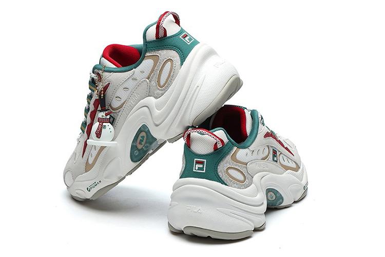Кроссовки женские FILA Pantera белые, зеленые, 38 EU