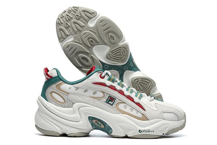 Кроссовки женские FILA Pantera белые, зеленые, 38 EU