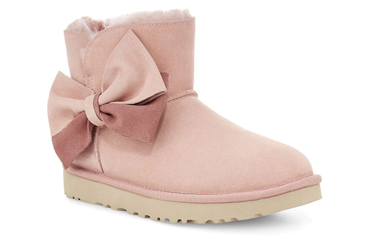 Снежные ботинки женские UGG Classic Mini Two Tone Bow, 38 EU