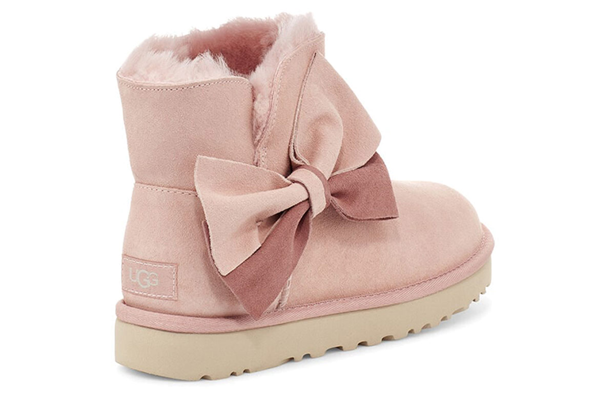 Снежные ботинки женские UGG Classic Mini Two Tone Bow, 38 EU