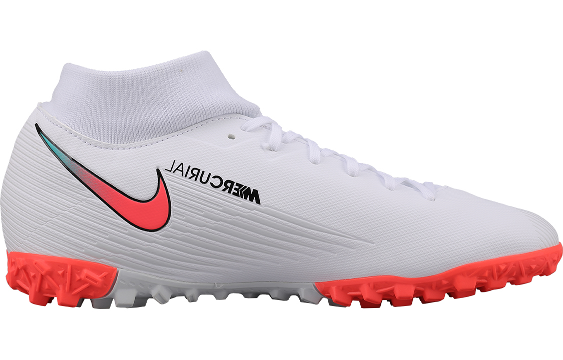 Футбольные бутсы Nike Mercurial Superfly 7 Academy TF белые, 42 EU