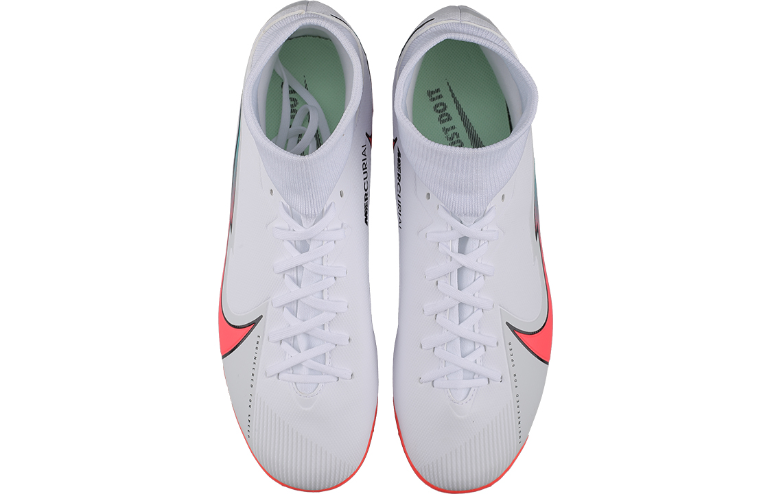 Футбольные бутсы Nike Mercurial Superfly 7 Academy TF белые, 42 EU