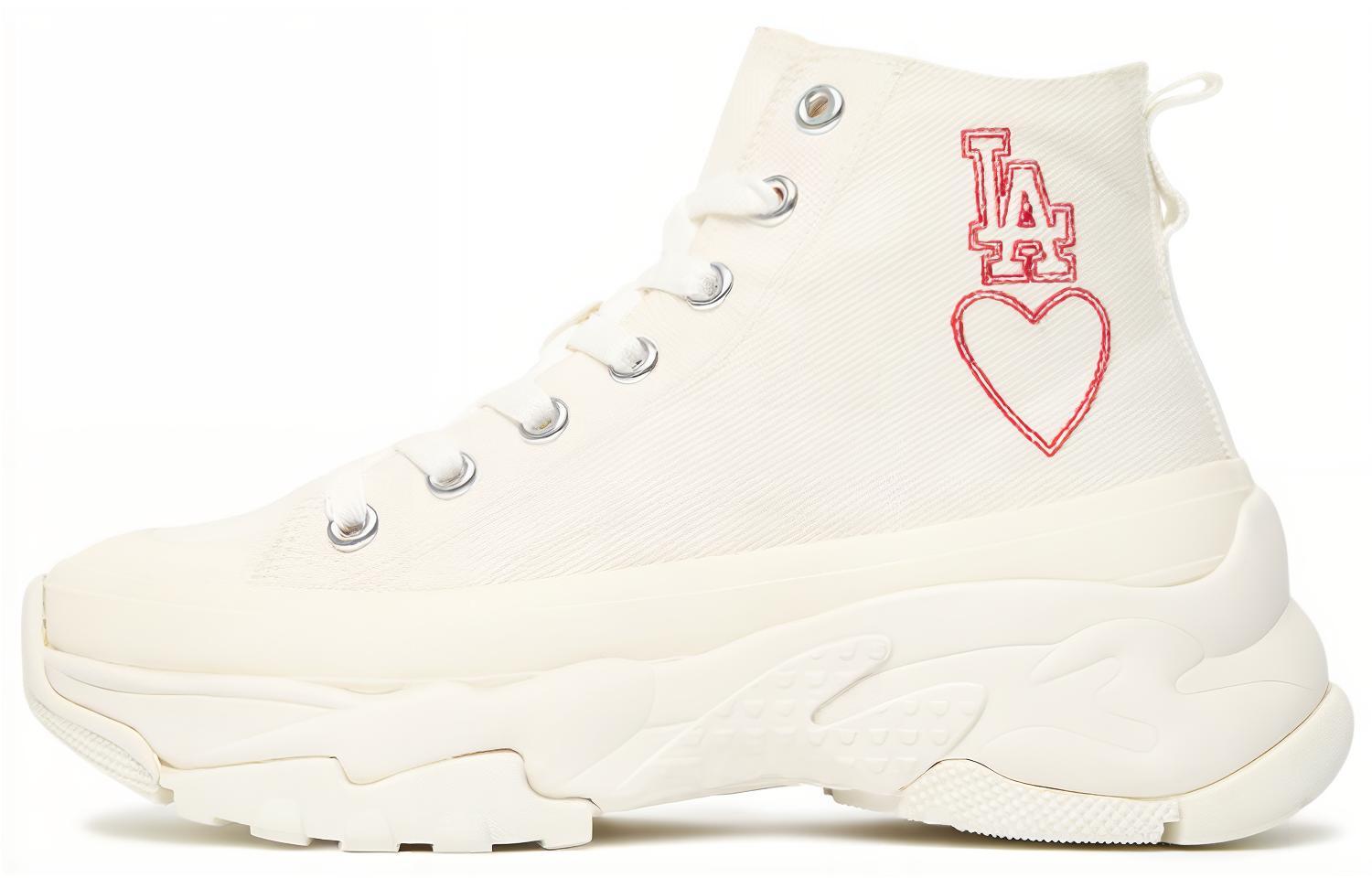 Кроссовки унисекс MLB 3ASHU321N-07IVS белые