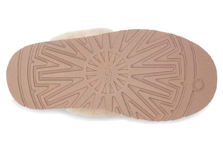 Шлепанцы женские UGG Funkette Slipper каштановые, 40 EU