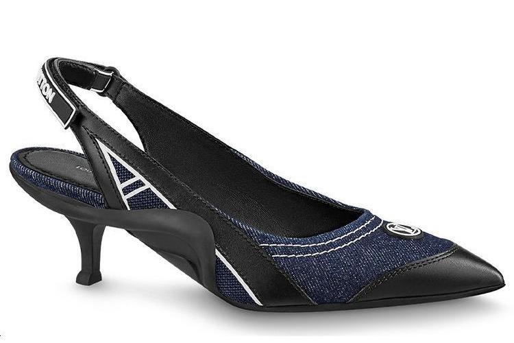 Туфли женские LOUIS VUITTON Archlight denim, 36 EU