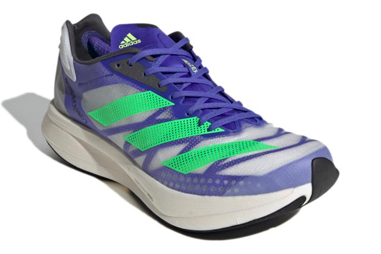 Кроссовки мужские Adidas Adizero Adios Pro 2 Sonic Ink Screaming Green, 37 EU