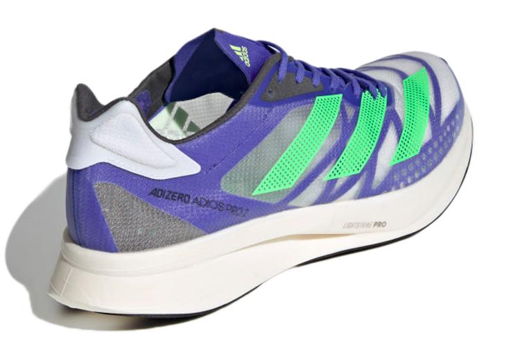 Кроссовки мужские Adidas Adizero Adios Pro 2 Sonic Ink Screaming Green, 37 EU