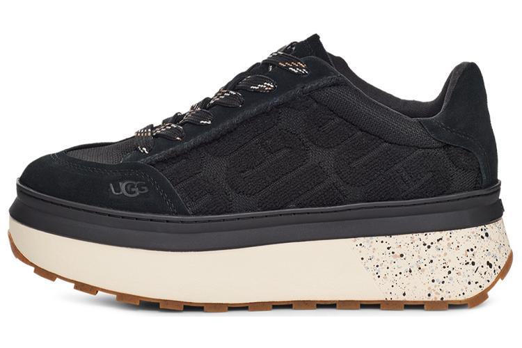 Кроссовки женские UGG Marin Lace Logo Sneaker черные, 40 EU