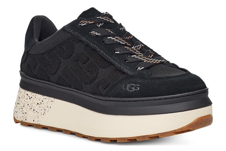 Кроссовки женские UGG Marin Lace Logo Sneaker черные, 40 EU