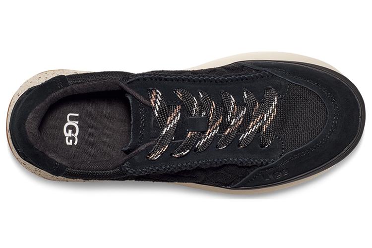 Кроссовки женские UGG Marin Lace Logo Sneaker черные, 40 EU