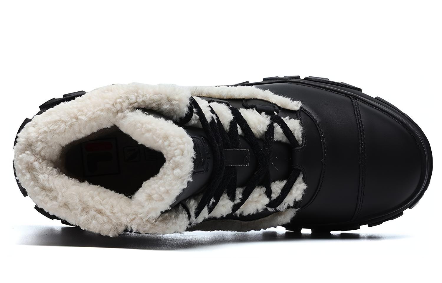 Сапоги женские FILA F12W144404FBK черно-белые, 36.5 EU