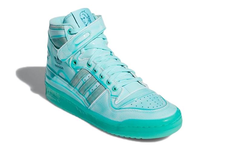 Кеды унисекс Adidas Jeremy Scott X Forum High Dipped Acid Mint, 36 2/3 EU