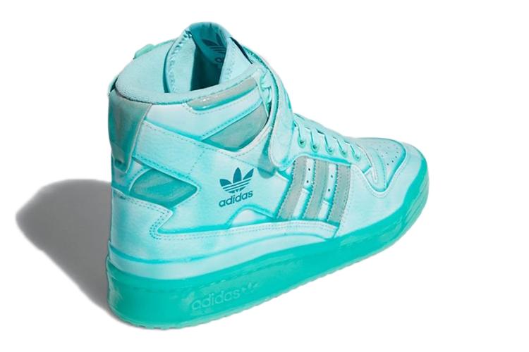 Кеды унисекс Adidas Jeremy Scott X Forum High Dipped Acid Mint, 36 2/3 EU