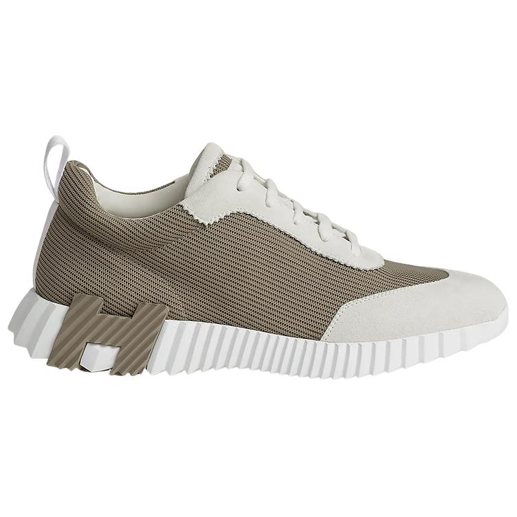 Кроссовки мужские HERMES Bouncing Low Top, elephant gray, 40 EU