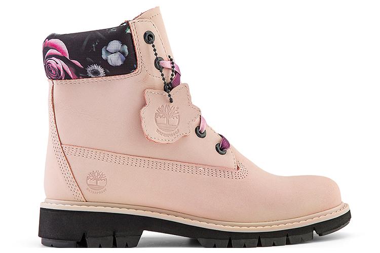 Ботинки женские Timberland Lucia Way 6 Inch Charm светло-розовые, 37.5 EU