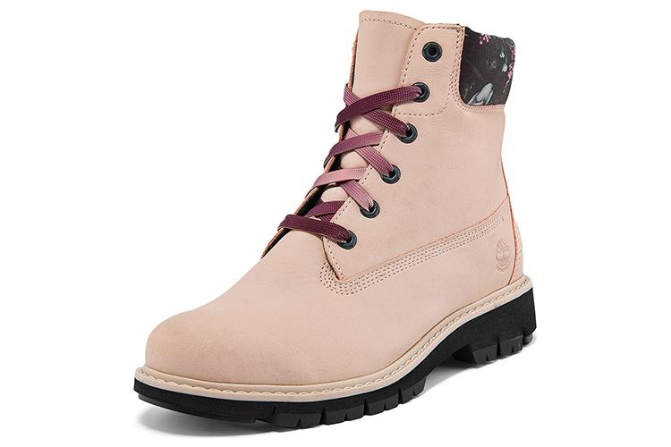 Ботинки женские Timberland Lucia Way 6 Inch Charm светло-розовые, 37.5 EU