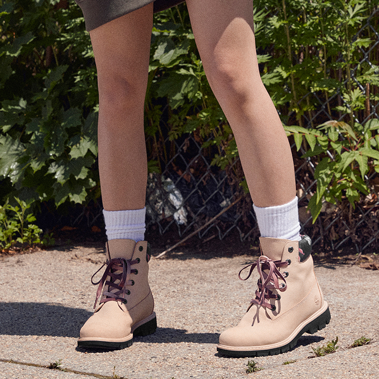 Ботинки женские Timberland Lucia Way 6 Inch Charm светло-розовые, 37.5 EU