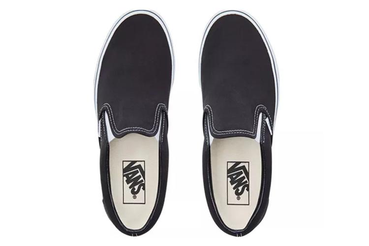 Кеды унисекс Vans Classic Slip On черные, 36.5 EU