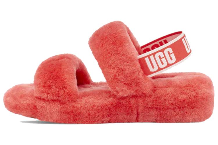 Сандалии женские UGG Oh Yeah Slide коралловые, 37 EU