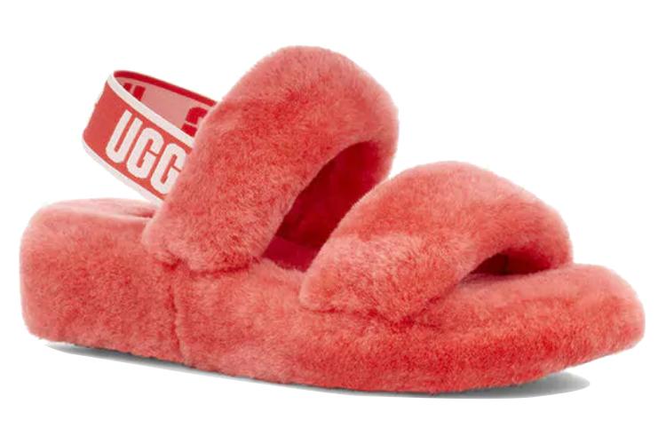 Сандалии женские UGG Oh Yeah Slide коралловые, 37 EU