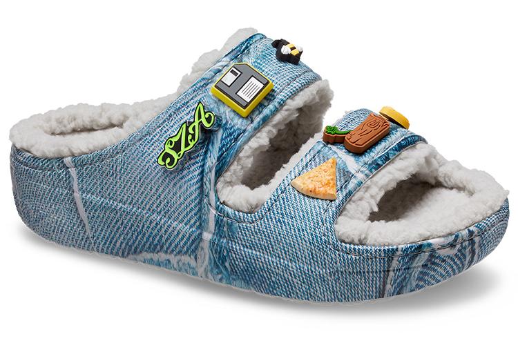 Шлепанцы мужские Crocs Classic Cozzzy Sandal denim, 39-40 EU