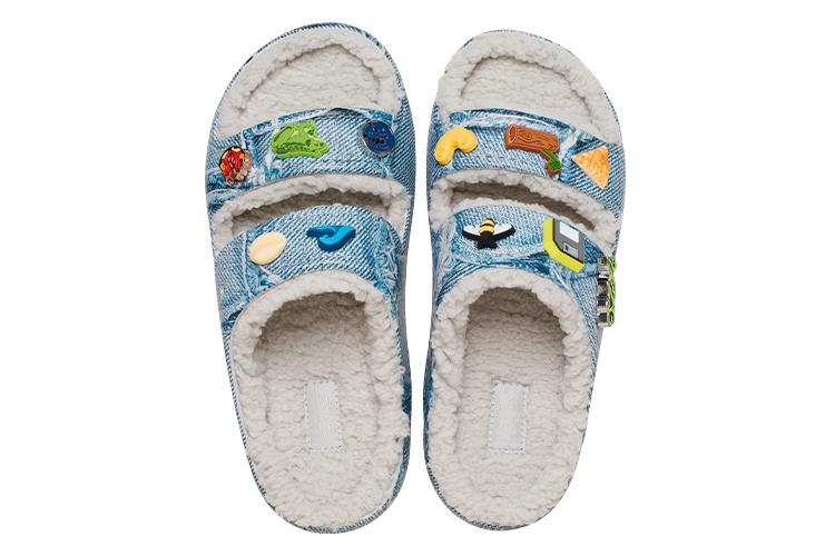 Шлепанцы мужские Crocs Classic Cozzzy Sandal denim, 39-40 EU