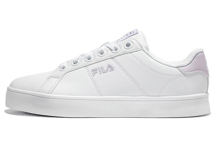 Кроссовки унисекс FILA Court Deluxe Low-Top белый и фиолетовый, 220 EU