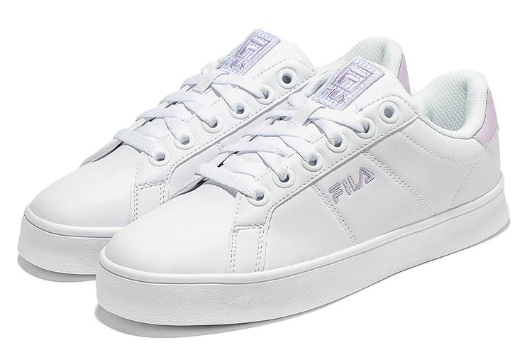 Кроссовки унисекс FILA Court Deluxe Low-Top белый и фиолетовый, 220 EU