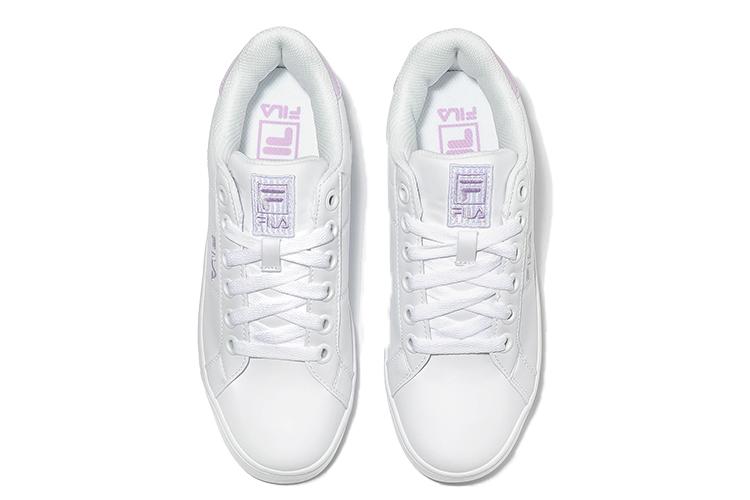 Кроссовки унисекс FILA Court Deluxe Low-Top белый и фиолетовый, 220 EU