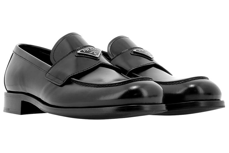 Лоферы мужские PRADA 2DB195_P39_F0002_F_X000 черные, 40 2/3 EU