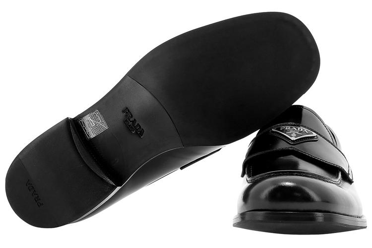 Лоферы мужские PRADA 2DB195_P39_F0002_F_X000 черные, 40 2/3 EU