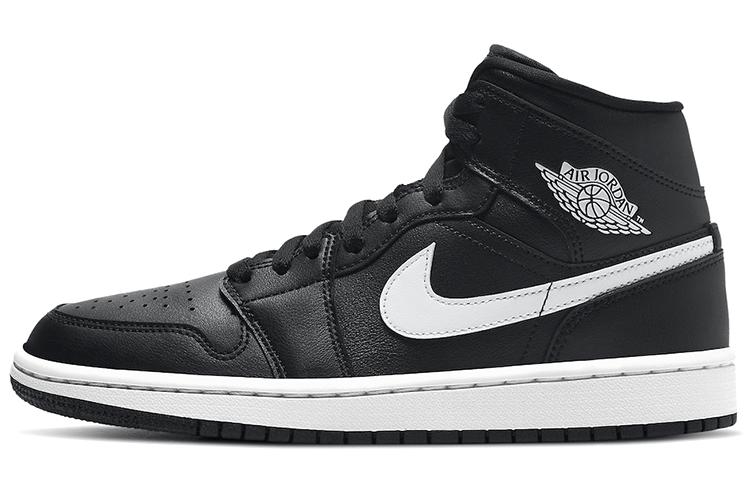 Кеды женские Air Jordan 1 Mid черные, 37.5 EU