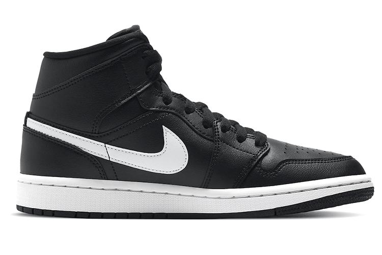 Кеды женские Air Jordan 1 Mid черные, 37.5 EU