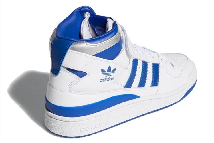 Кеды мужские Adidas Forum Mid Refined белые, 41 1/3 EU