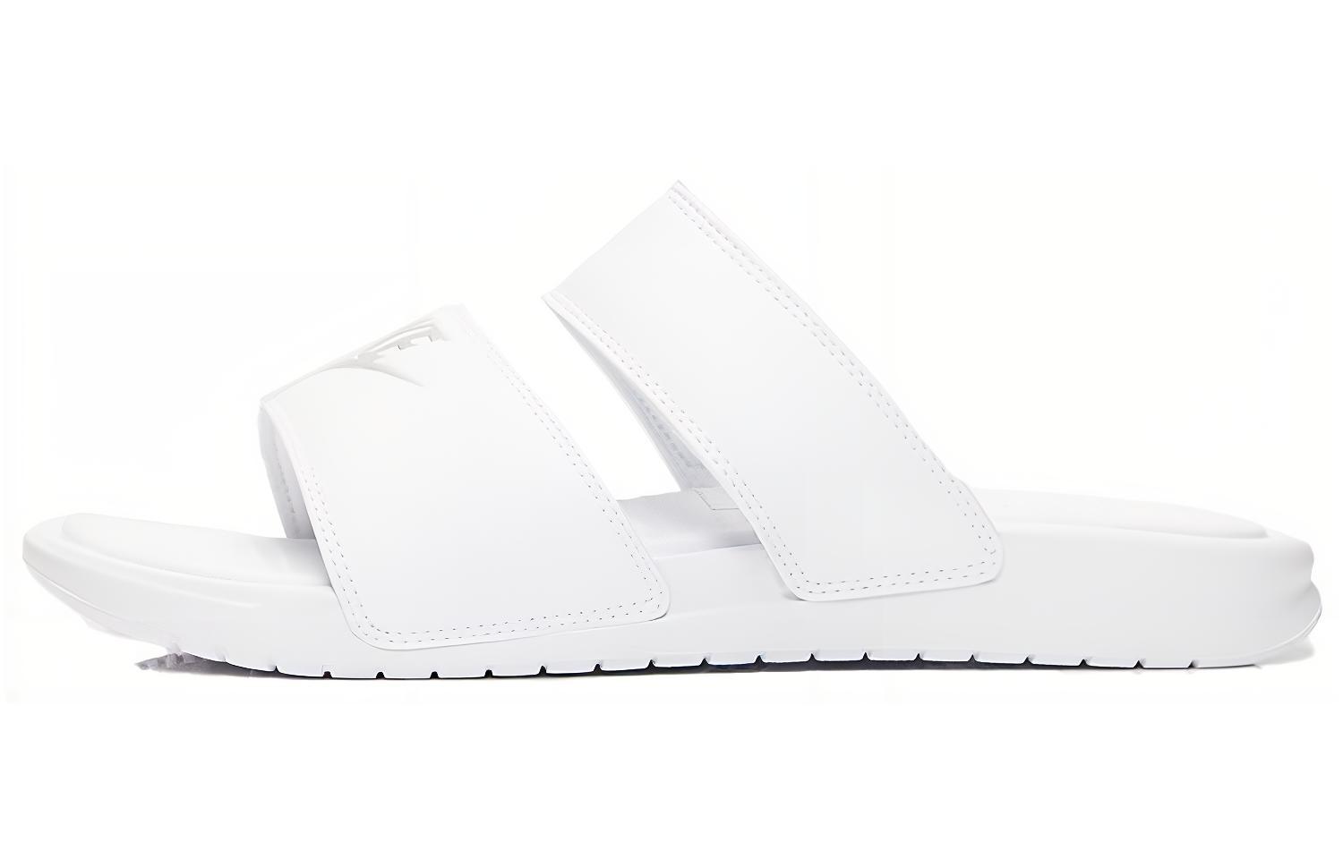Шлепанцы женские Nike Benassi Duo Ultra Slide белые, 42 EU