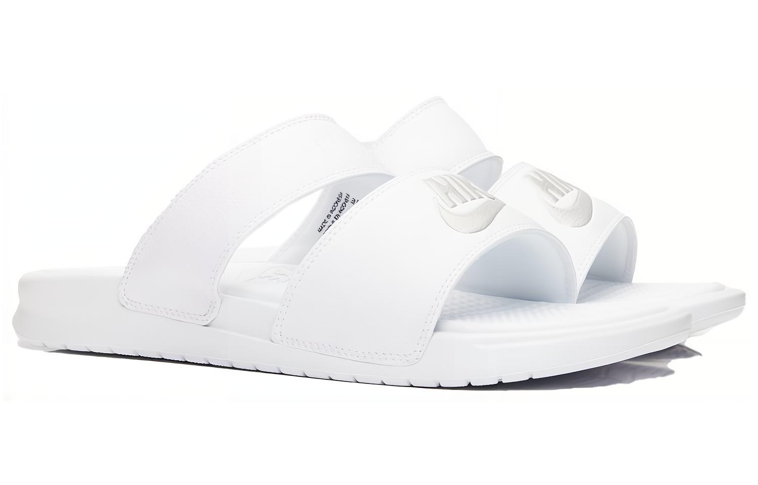 Шлепанцы женские Nike Benassi Duo Ultra Slide белые, 42 EU