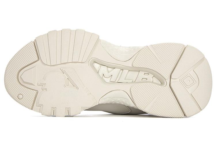 Кроссовки унисекс MLB Big Ball кремово-белый/зеленый, 36.5 EU
