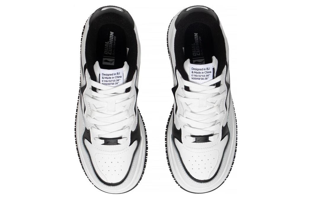 Кеды женские LiNing Future C1 белые/черные, 37 EU