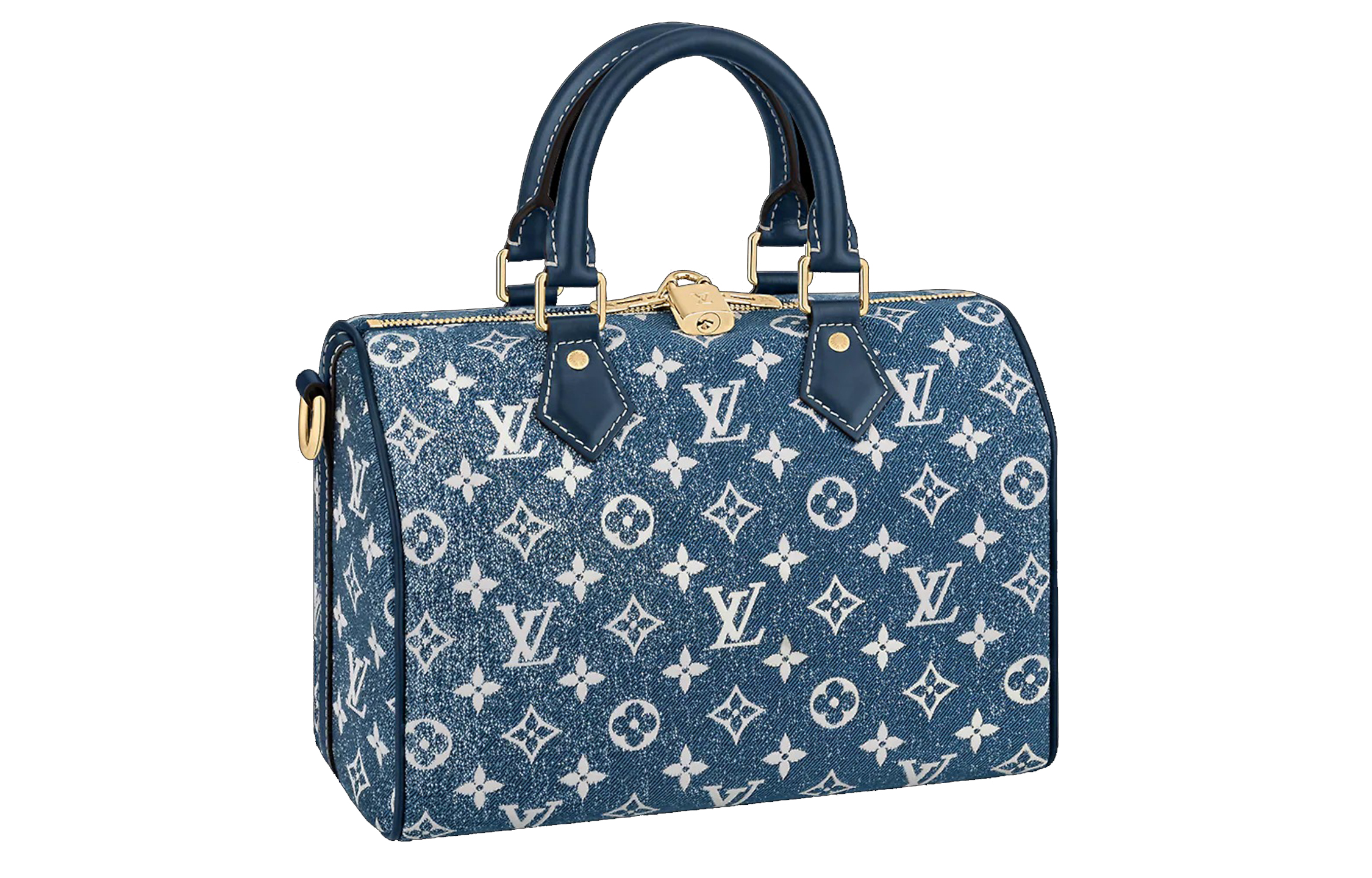 Сумка унисекс LOUIS VUITTON Speedy 25 синего денима
