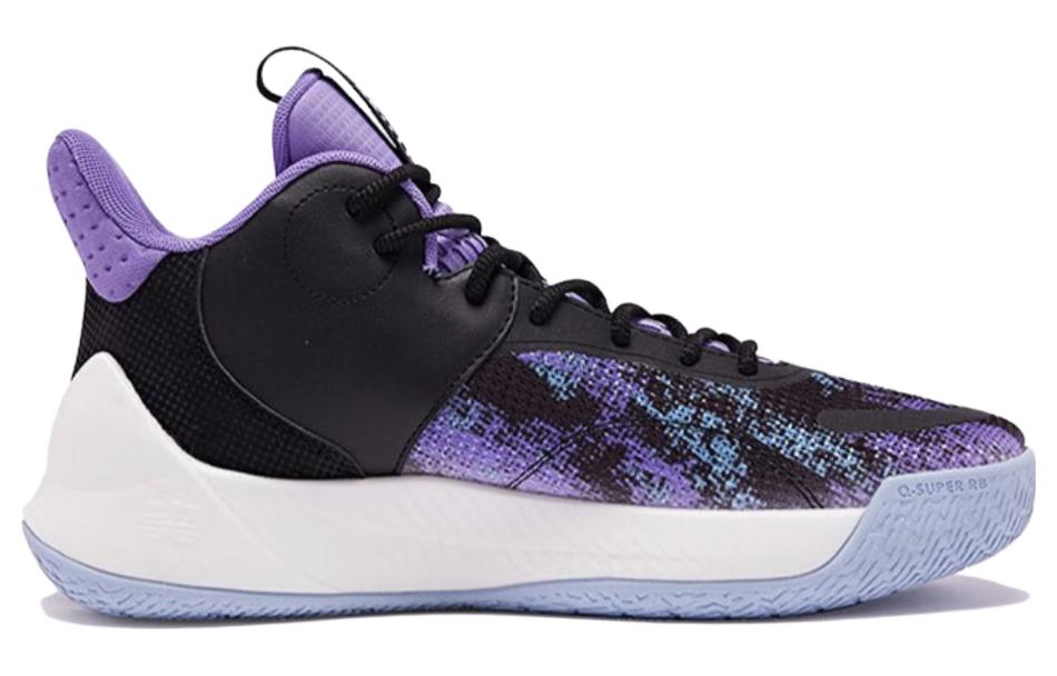 Кроссовки мужские QIAODAN XM15220103B черно-фиолетовые, 42 EU