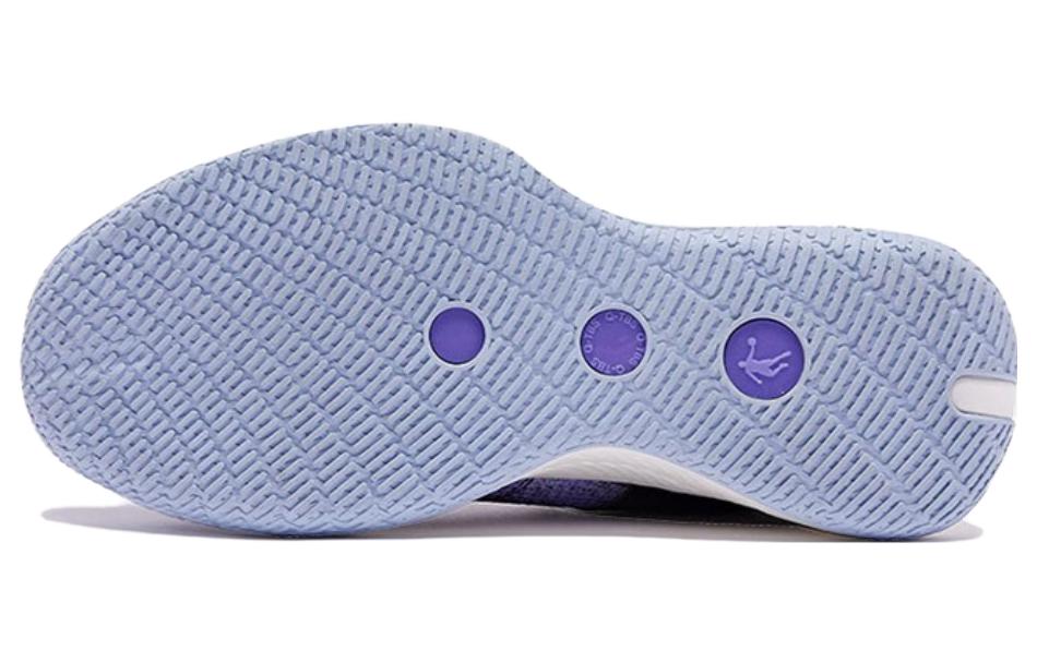 Кроссовки мужские QIAODAN XM15220103B черно-фиолетовые, 42 EU