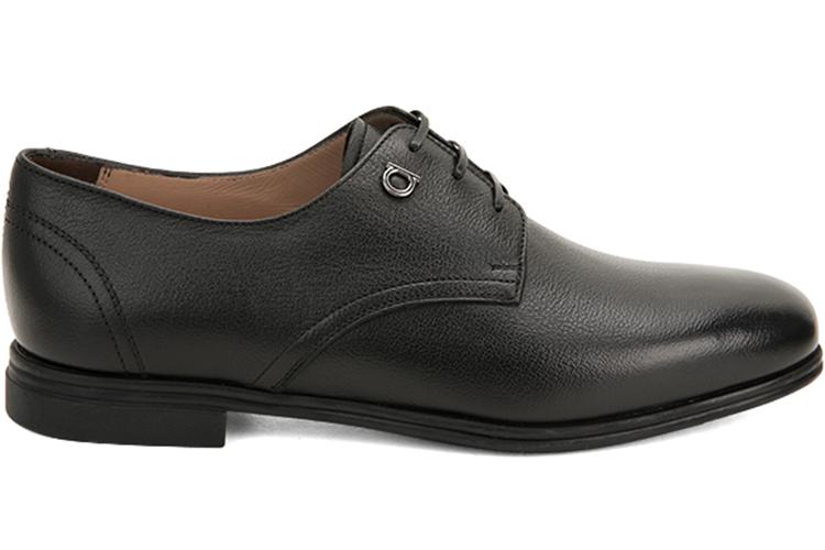 Туфли мужские FERRAGAMO 02C082 723700 черные, 40 EU