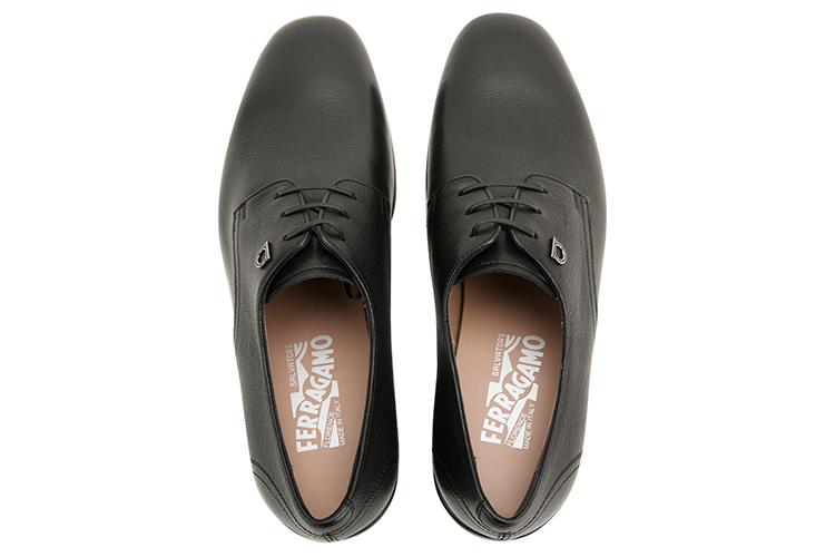 Туфли мужские FERRAGAMO 02C082 723700 черные, 40 EU